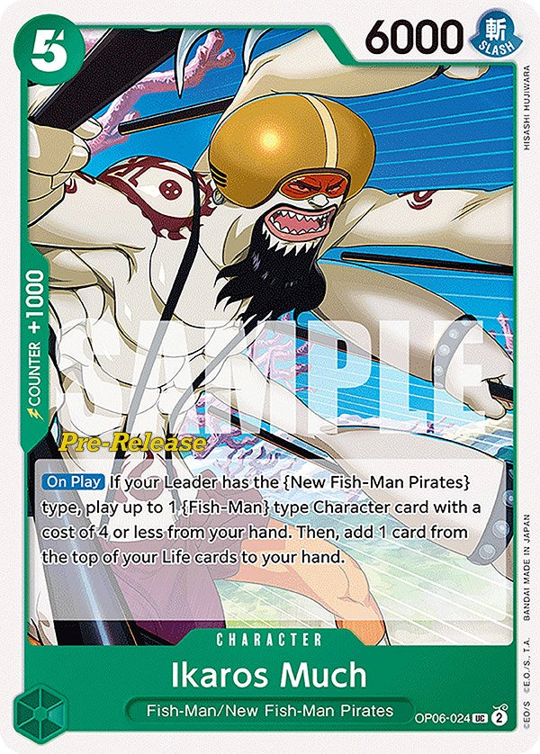 Ikaros Much [Cartas de prelanzamiento de Alas del Capitán] 