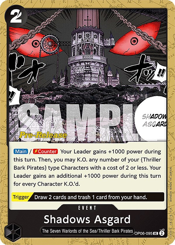 Sombras de Asgard [Cartas de prelanzamiento de Alas del Capitán] 