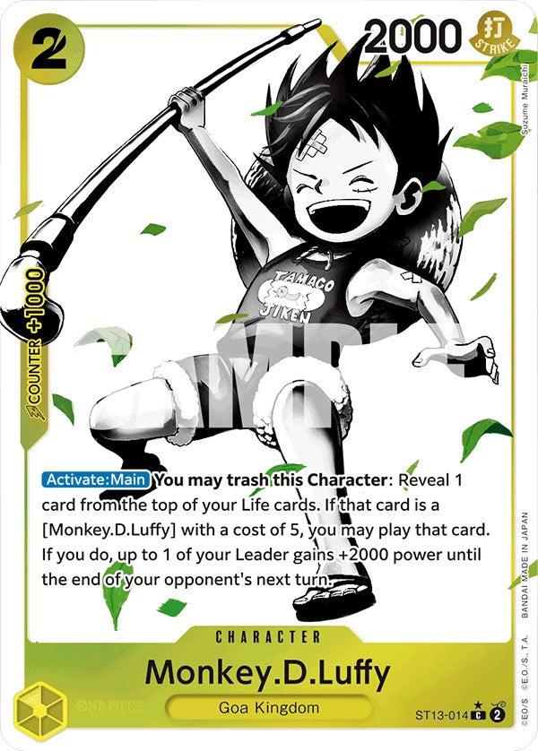 Monkey D. Luffy (Paralelo) [Ultra Deck: Los Tres Hermanos] 
