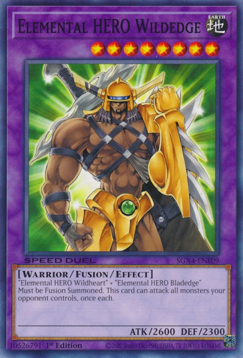 Elemental HERO Wildedge [SGX4-ENE09] Common
