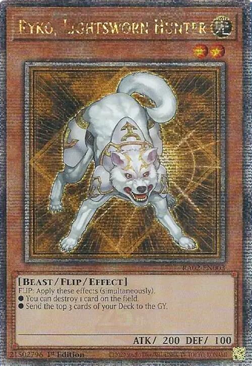 ライトロード・ハンター、ライコ (Quarter Century Secret Rare) [RA02-EN003] Quarter Century Secret Rare 