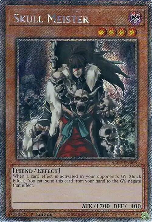 Maestro de la Calavera (Rara Secreta Platino) [RA02-EN005] Rara Secreta Platino 
