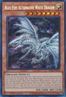 Dragón Blanco Alternativo de Ojos Azules (Rara Secreta) [RA02-EN010] Rara Secreta 