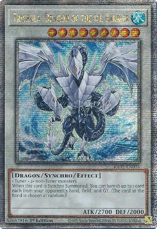 氷結界の竜 トリシューラ (Quarter Century Secret Rare) [RA02-EN026] Quarter Century Secret Rare 