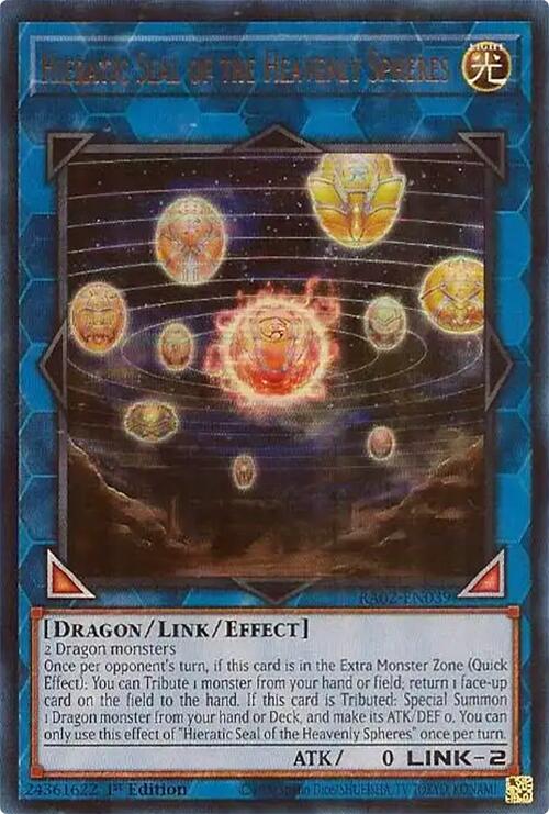 Sello Hierático de las Esferas Celestiales (UR) [RA02-EN039] Ultra Raro 