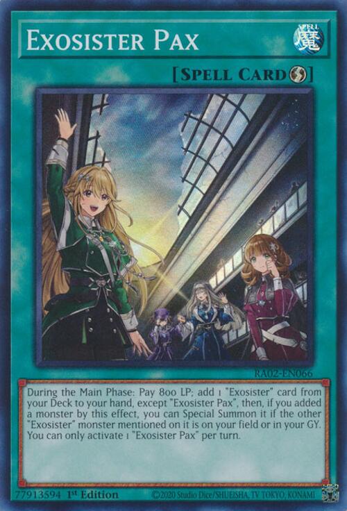 Exosister Pax [RA02-EN066] Súper Rara 