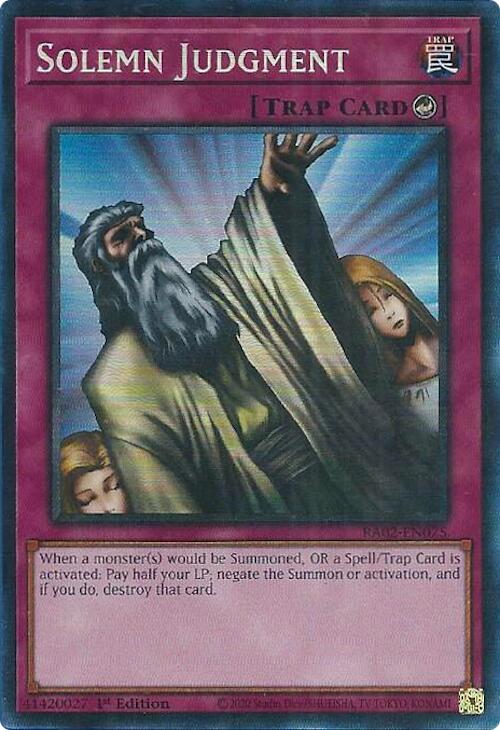 Juicio Solemne (PCR) [RA02-EN075] Prismatic Collector's Rare 