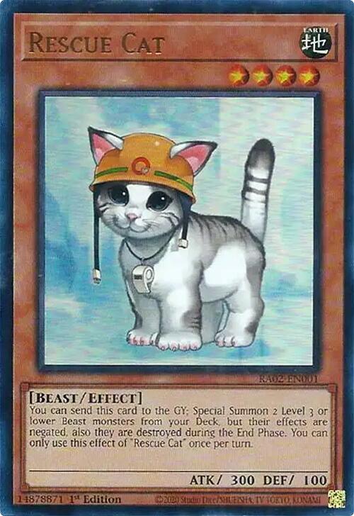 Gato de rescate (UR) [RA02-EN001] Ultra raro 