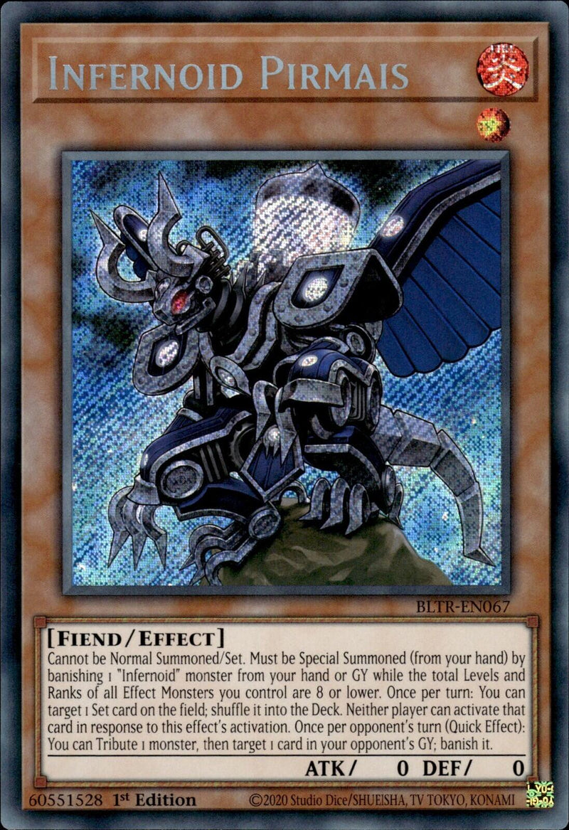 Infernoid Pirmais [BLTR-EN067] Secreto Raro 