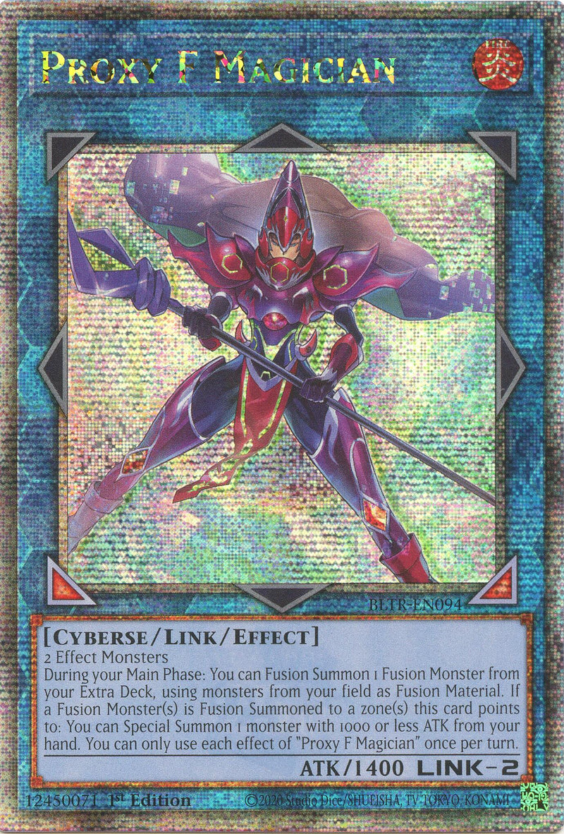 Mago Proxy F (Secreto Raro de Cuarto de Siglo) [BLTR-EN094] Secreto Raro de Cuarto de Siglo 