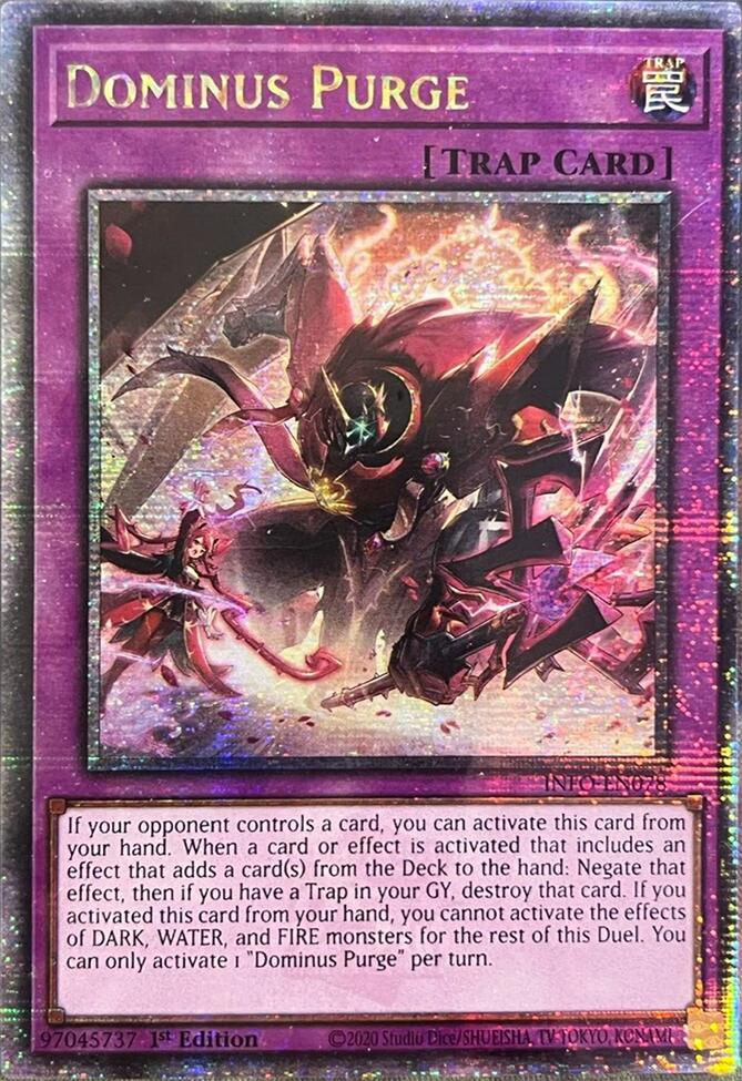 ドミナス・パージ (Quarter Century Secret Rare) [INFO-EN078] Quarter Century Secret Rare 