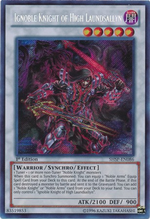 Caballero Ignoble de High Laundsallyn [SHSP-EN086] Secreto Raro 