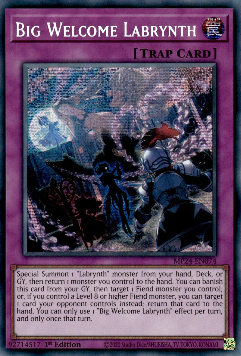 Gran Bienvenida Laberinto [MP24-EN074] Secreto Prismático Raro 