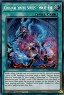 Original Sinful Spoils - Snake-Eye [MP24-EN124] Secreto Prismático Raro 