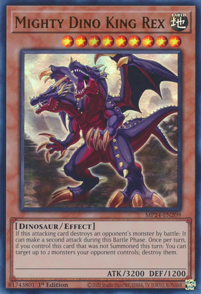 Poderoso Rey Dino Rex [MP24-EN209] Ultra Raro 