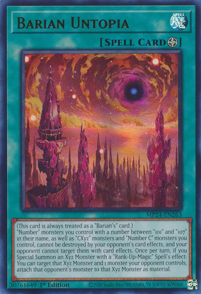 Barian Untopia [MP24-EN263] Ultra raro 