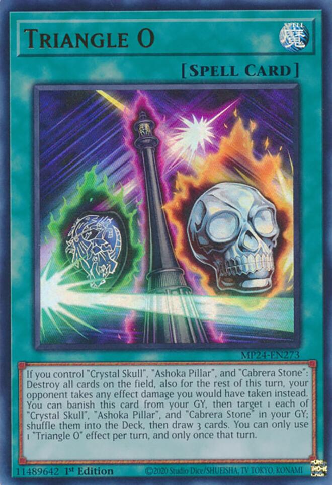 mp24 yugioh card list price Triangle O [MP24-EN273] Ultra Rare