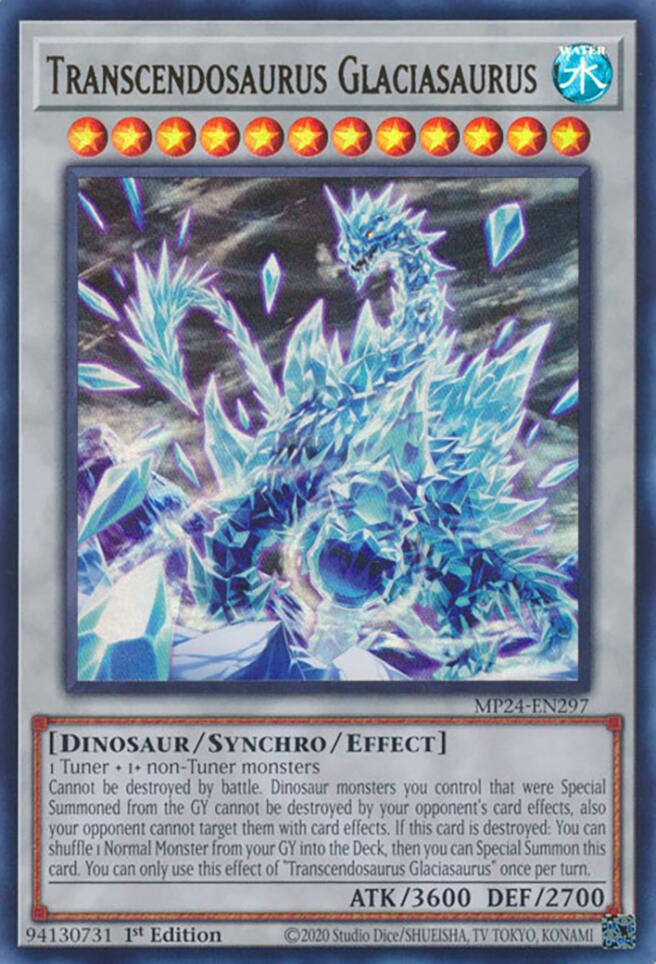 Transcendosaurus Glaciasaurus [MP24-EN297] Ultra Raro 
