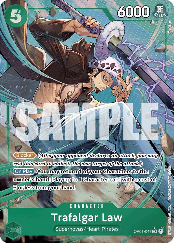 Trafalgar Law (OP01-047) (Arte completo) [Refuerzo Premium -El mejor-] 