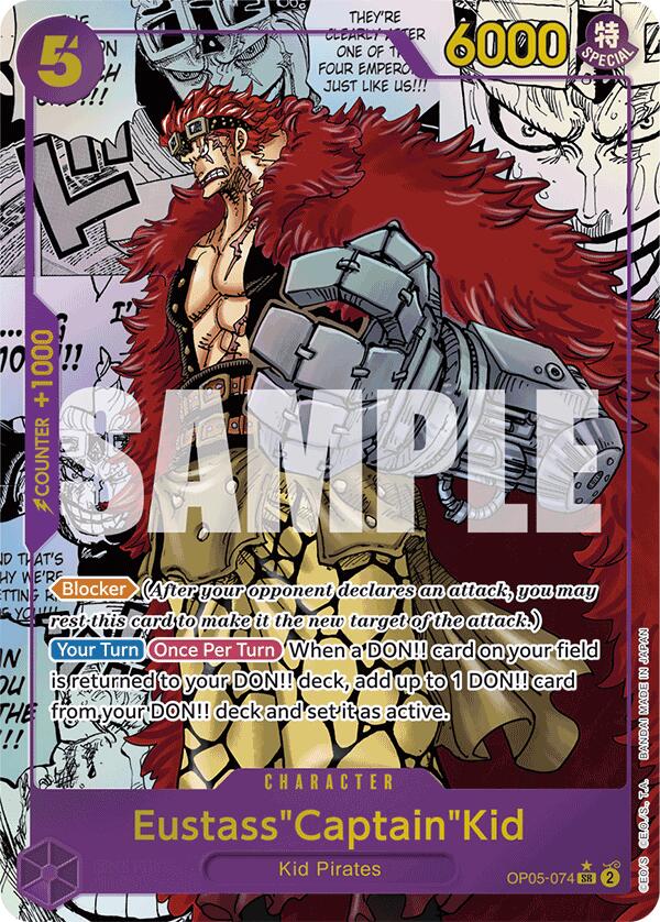 Eustass "Capitán" Kid (OP05-074) (Manga) [Premium Booster -El Mejor-] 