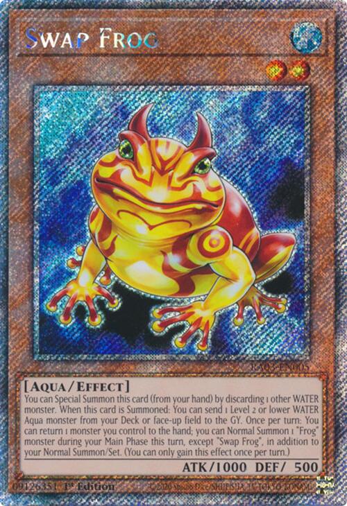 Swap Frog (Rara Secreta Platino) [RA03-EN005] Rara Secreta Platino 
