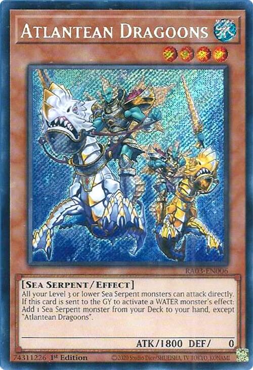 Dragones Atlantes (Rara Secreta) [RA03-EN006] Rara Secreta 