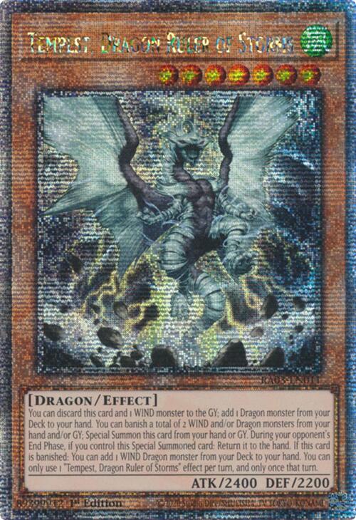 Tempest, Dragón Soberano de las Tormentas (Secreta Rara de un Cuarto de Siglo) [RA03-EN011] Secreta Rara de un Cuarto de Siglo 