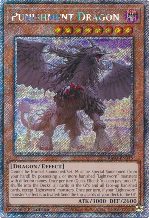 Dragón del Castigo (Rara Secreta Platino) [RA03-EN015] Rara Secreta Platino 