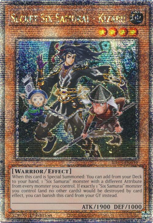 Secret Six Samurai - Kizaru (Secret Rare de un cuarto de siglo) [RA03-EN017] Secret Rare de un cuarto de siglo 