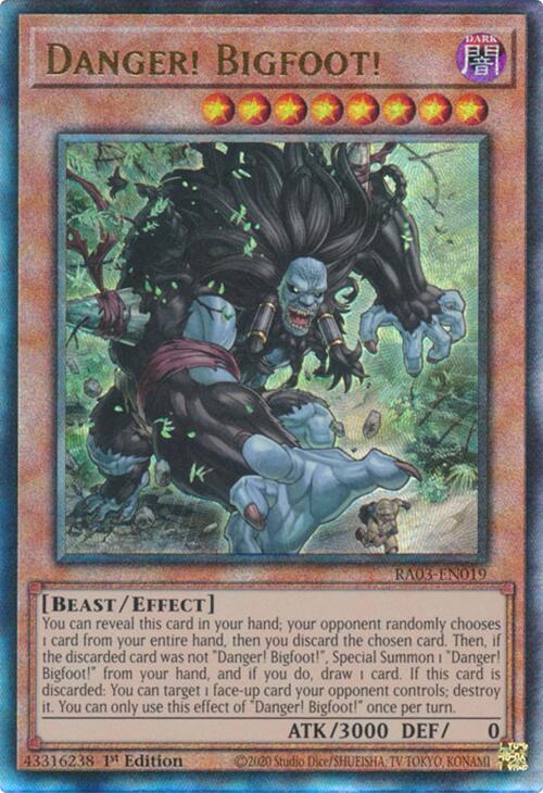 ¡Peligro! ¡Pie Grande! (UTR) [RA03-EN019] Raro Supremo Prismático 