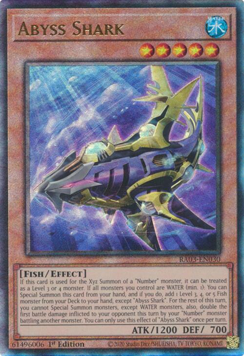 Tiburón del Abismo (UTR) [RA03-EN030] Raro Supremo Prismático 