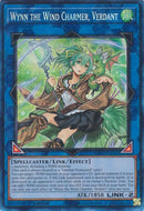Wynn el Encantador del Viento, Verde (CR) [RA03-EN045] Raro de Coleccionista Prismático 