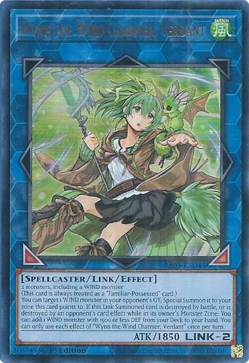 Wynn el Encantador del Viento, Verde (UR) [RA03-EN045] Ultra Raro 