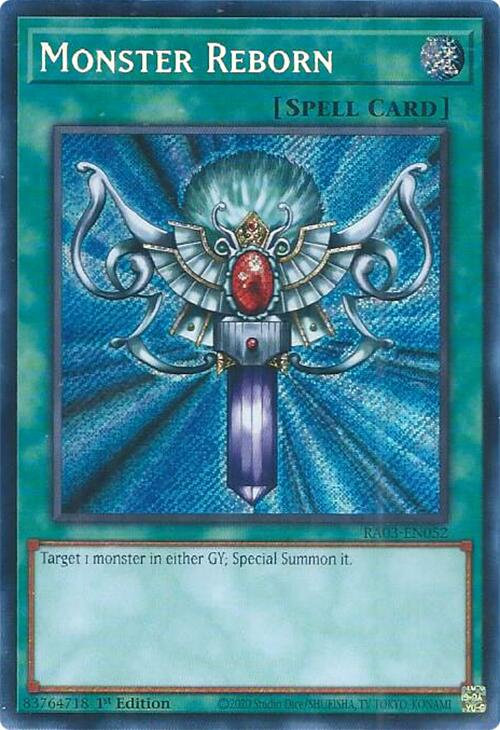 Monstruo Renacido (Rara Secreta) [RA03-EN052] Rara Secreta 