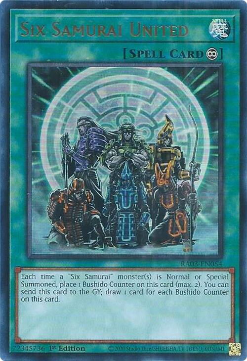 Seis Samuráis Unidos (UR) [RA03-EN054] Ultra Raro 