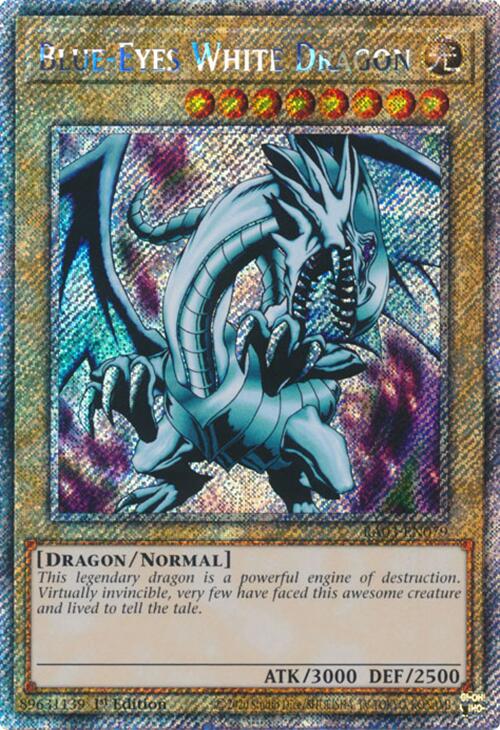 Dragón Blanco de Ojos Azules (Rara Secreta Platino) [RA03-EN079] Rara Secreta Platino 