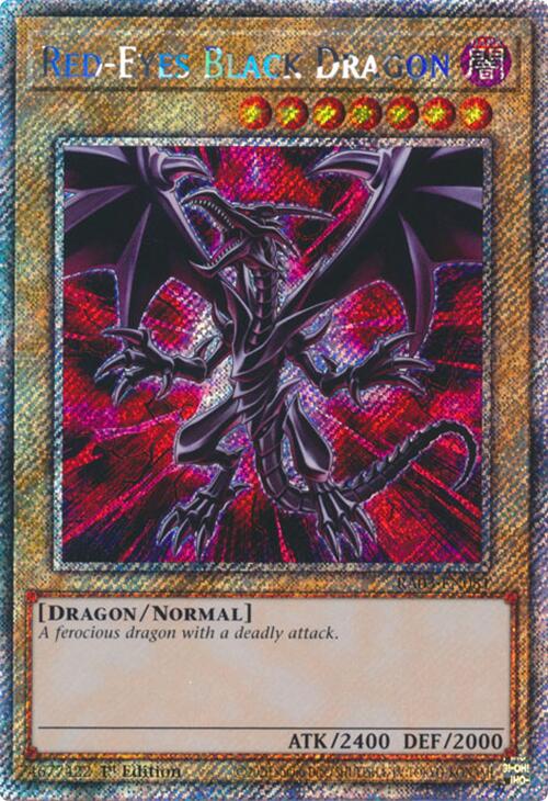 Dragón Negro de Ojos Rojos (Rara Secreta Platino) [RA03-EN081] Rara Secreta Platino 