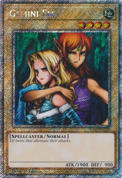 Elfo Géminis (Rara Secreta Platino) [RA03-EN109] Rara Secreta Platino 