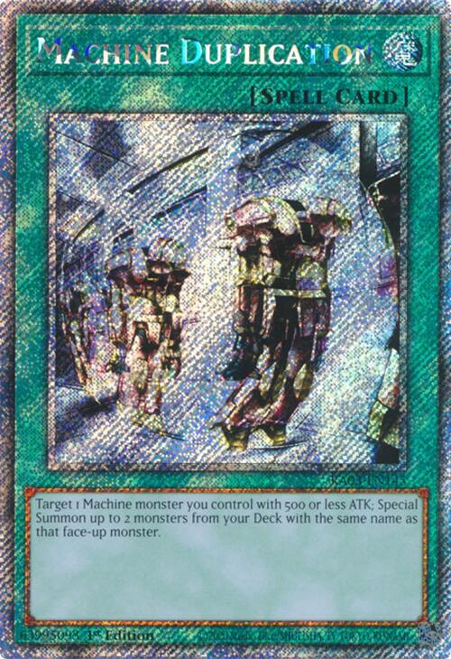 Duplicación de máquina (Rara secreta platino) [RA03-EN145] Rara secreta platino 