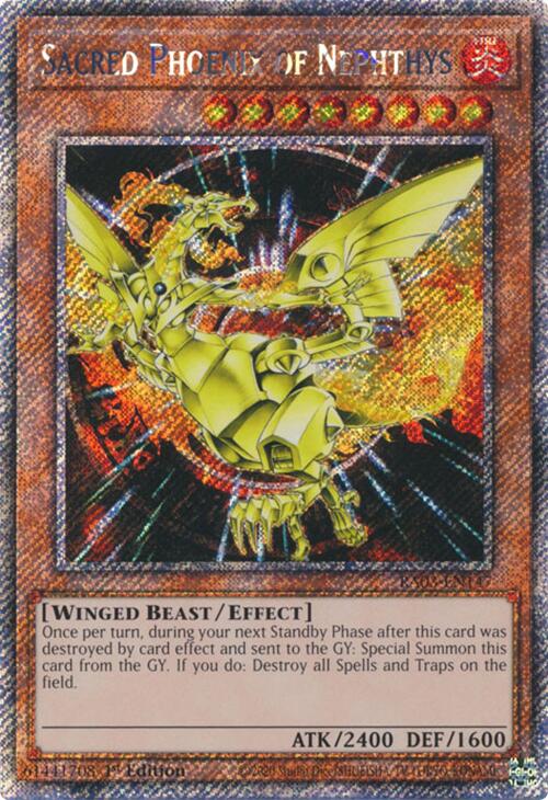 Fénix Sagrado de Neftis (Rara Secreta Platino) [RA03-EN147] Rara Secreta Platino 