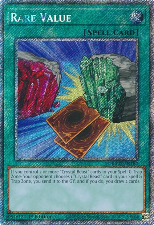 Valor raro (Secreto raro platino) [RA03-EN182] Secreto raro platino 