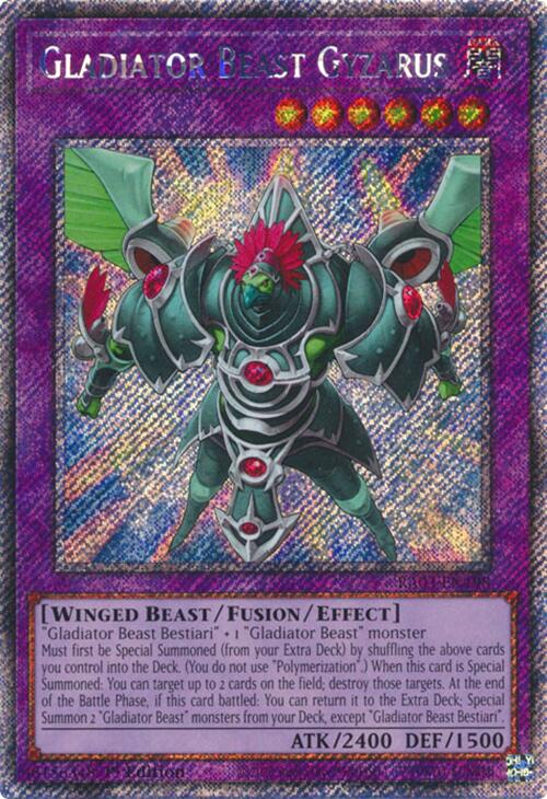 Bestia Gladiadora Gyzarus (Rara Secreta Platino) [RA03-EN198] Rara Secreta Platino 