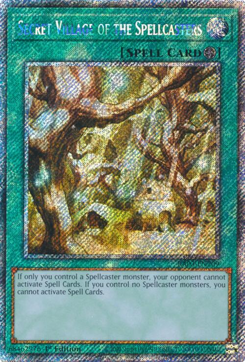 Aldea secreta de los hechiceros (Rara secreta platino) [RA03-EN209] Rara secreta platino 