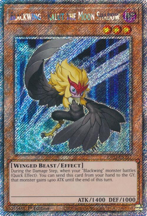 Blackwing - Kalut la Sombra Lunar (Rara Secreta Platino) [RA03-EN217] Rara Secreta Platino 