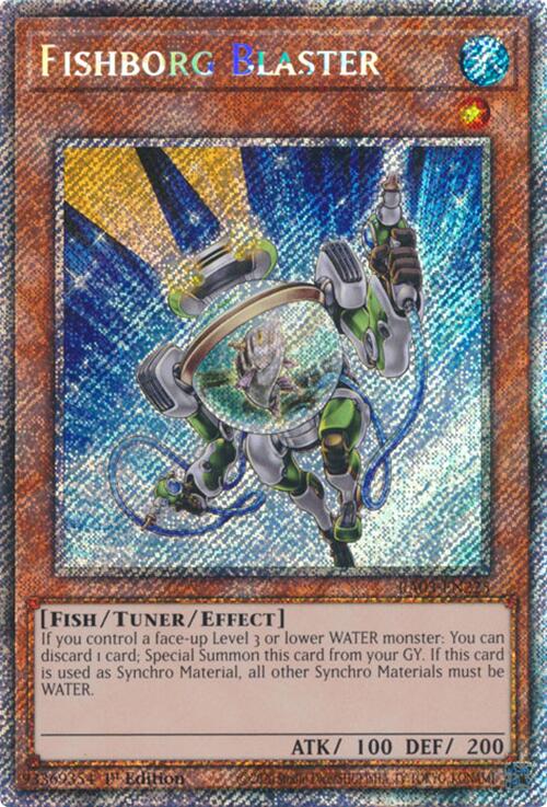 Fishborg Blaster (Rara Secreta Platino) [RA03-EN225] Rara Secreta Platino 