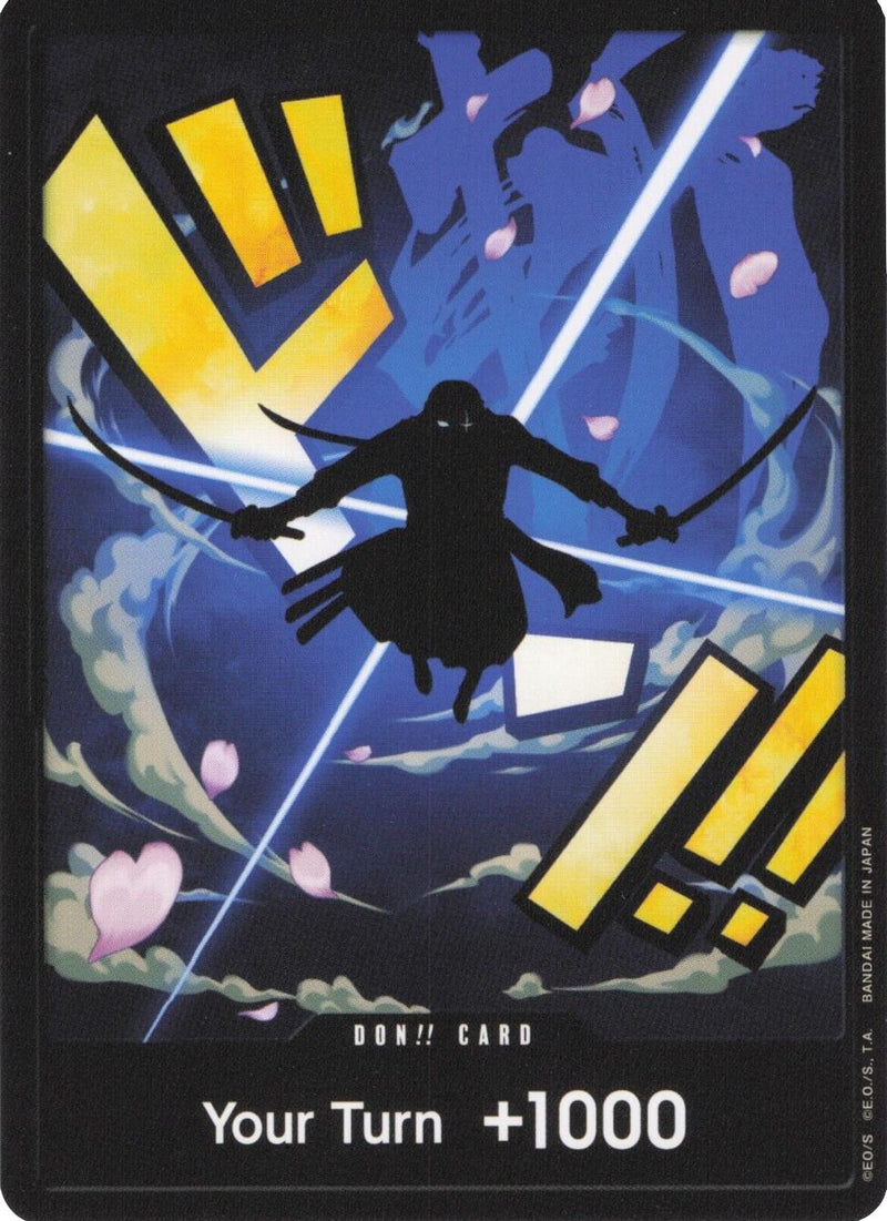 ¡DON! Carta (Zoro) [Refuerzo Premium -El Mejor-] 