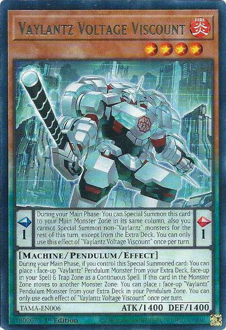 Vaylantz Voltage Viscount [TAMA-EN006] Raro 
