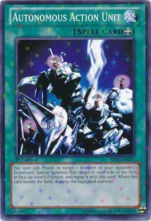 自律行動ユニット [BP01-EN073] スターフォイル レア