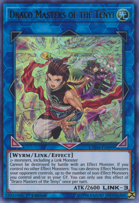 Maestros Draco de los Tenyi [CHIM-EN099] Ultra Raro 