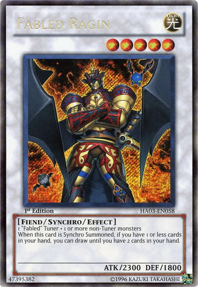 Ragin legendario [HA03-EN058] Secreto raro 